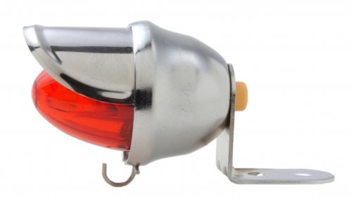 Tail Light Baby Bee, chrome, LED red 3 Zadné mini LED svetlo včela 3 2