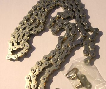 KMC Bicycle Chain 1/2 x 1/8 gold