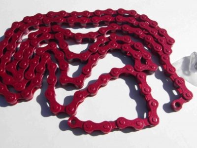 KMC Bicycle Chain 1/2 x 1/8 red